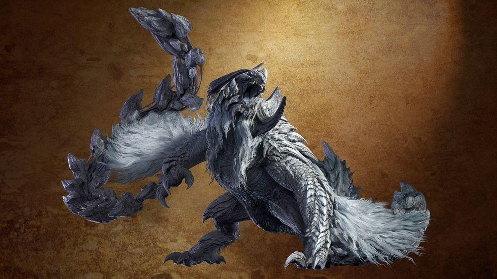 主題魔物「鎖刃龍」首次亮相,這隻被稱為「白之孤影」的魔物擁有鎖鏈狀的雙翼,生態充滿謎團。