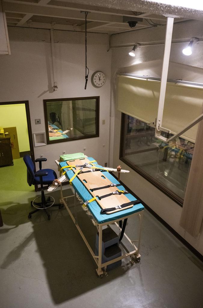 華盛頓州的注射毒劑行刑室。(資料圖片)