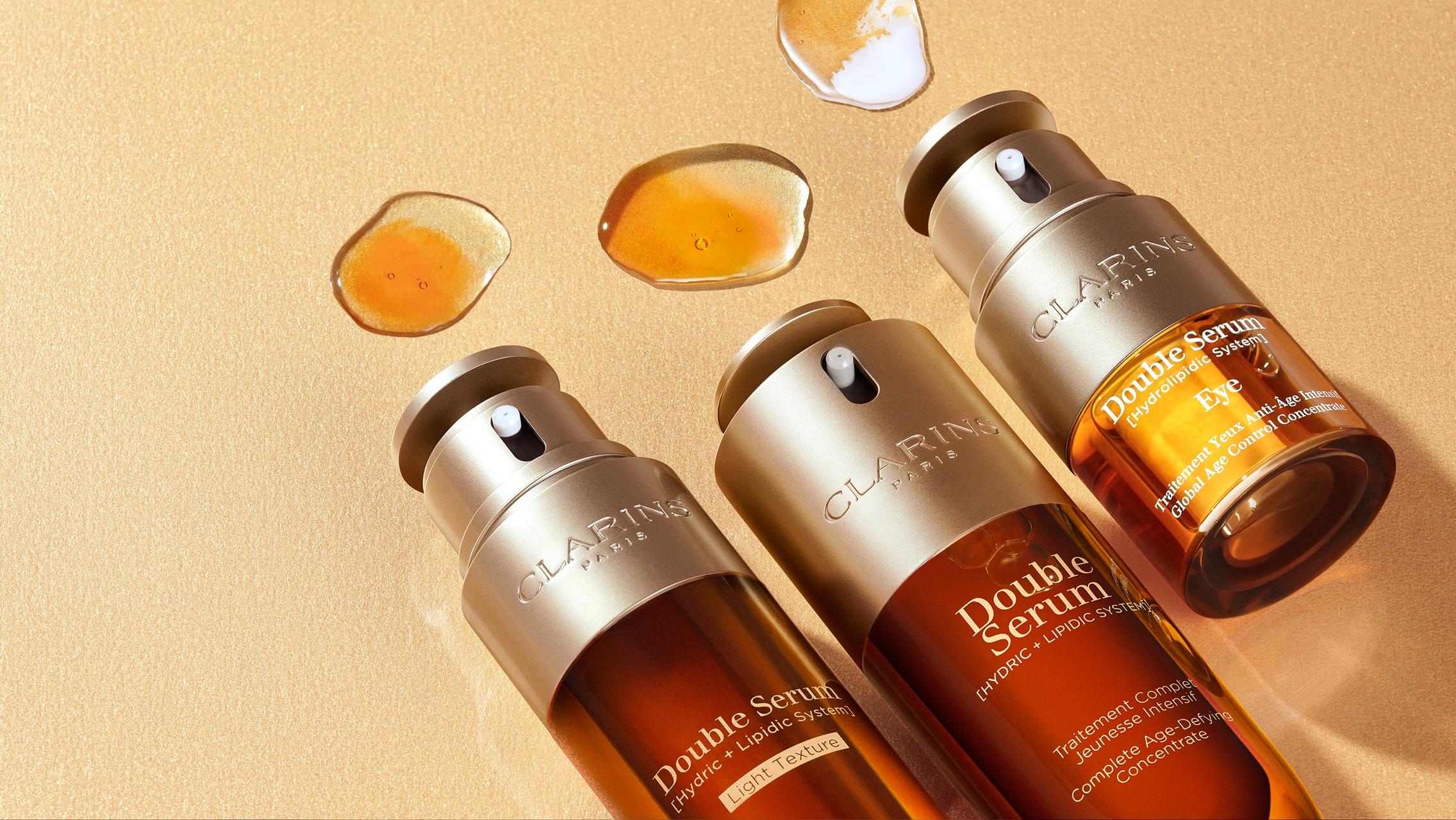 抗衰老精華2024|Clarins第9代Double Serum賦活雙精華 $730/30ml、$1,020/50ml、$1,330/75ml