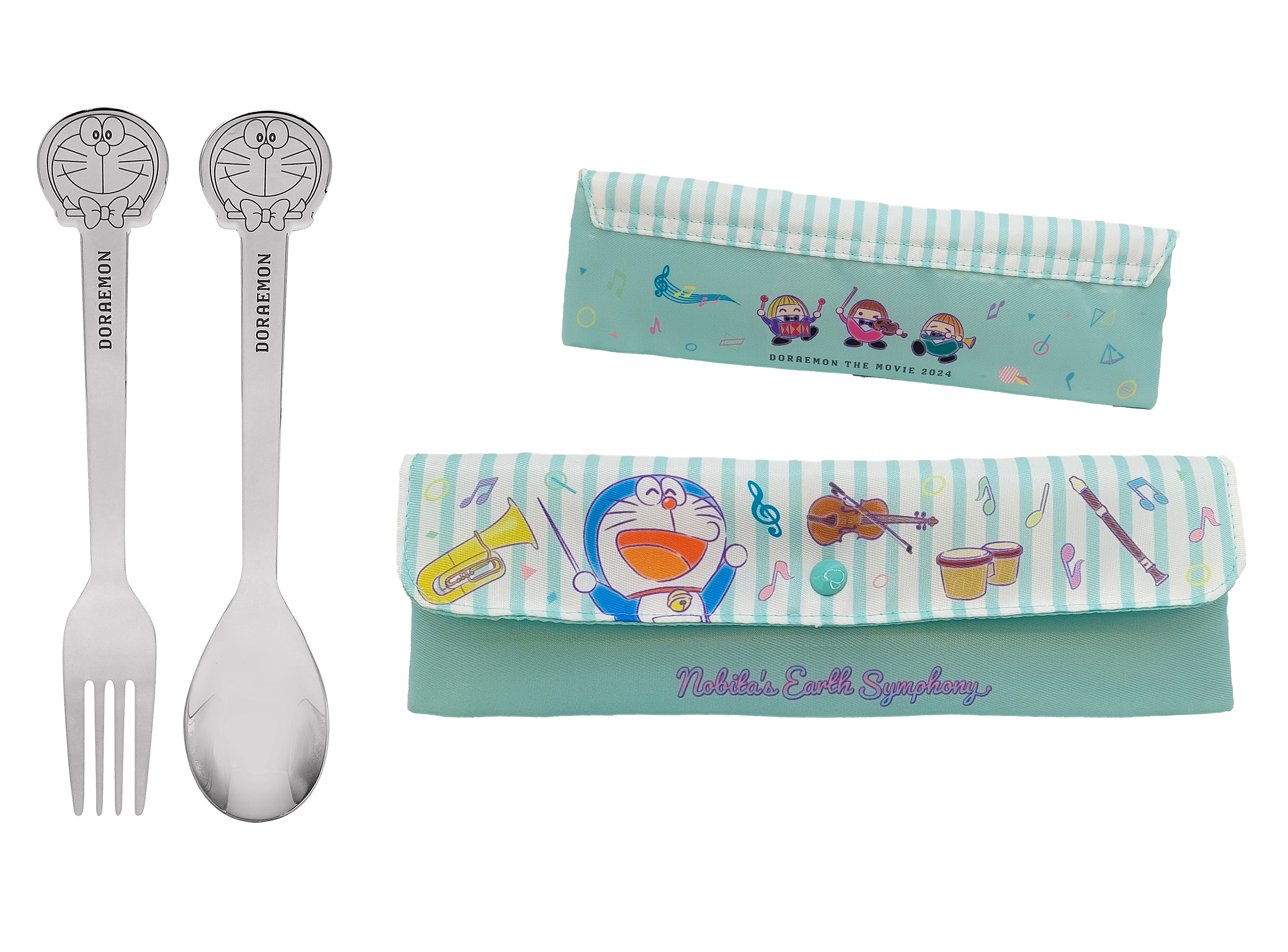 多啦A夢電影造型不鏽鋼餐具套裝