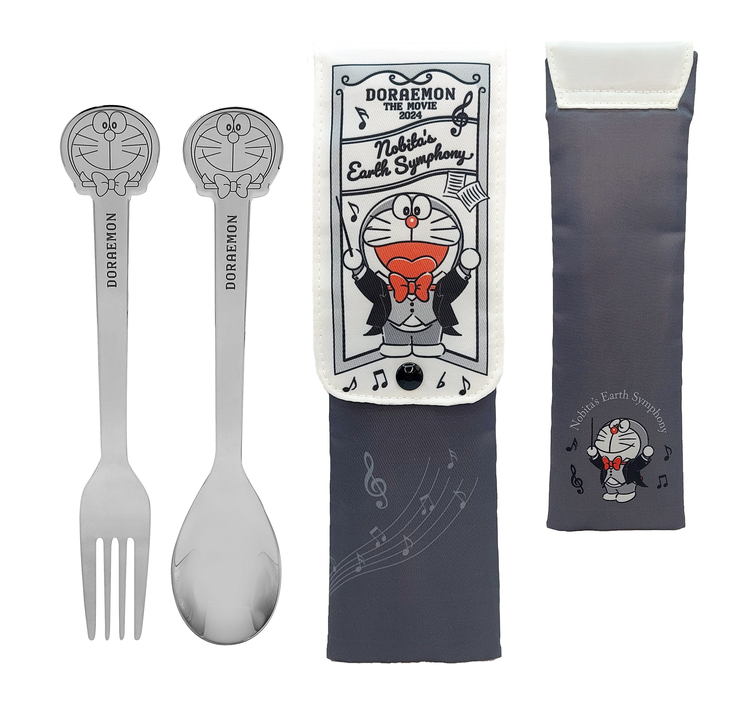 多啦A夢電影造型不鏽鋼餐具套裝
