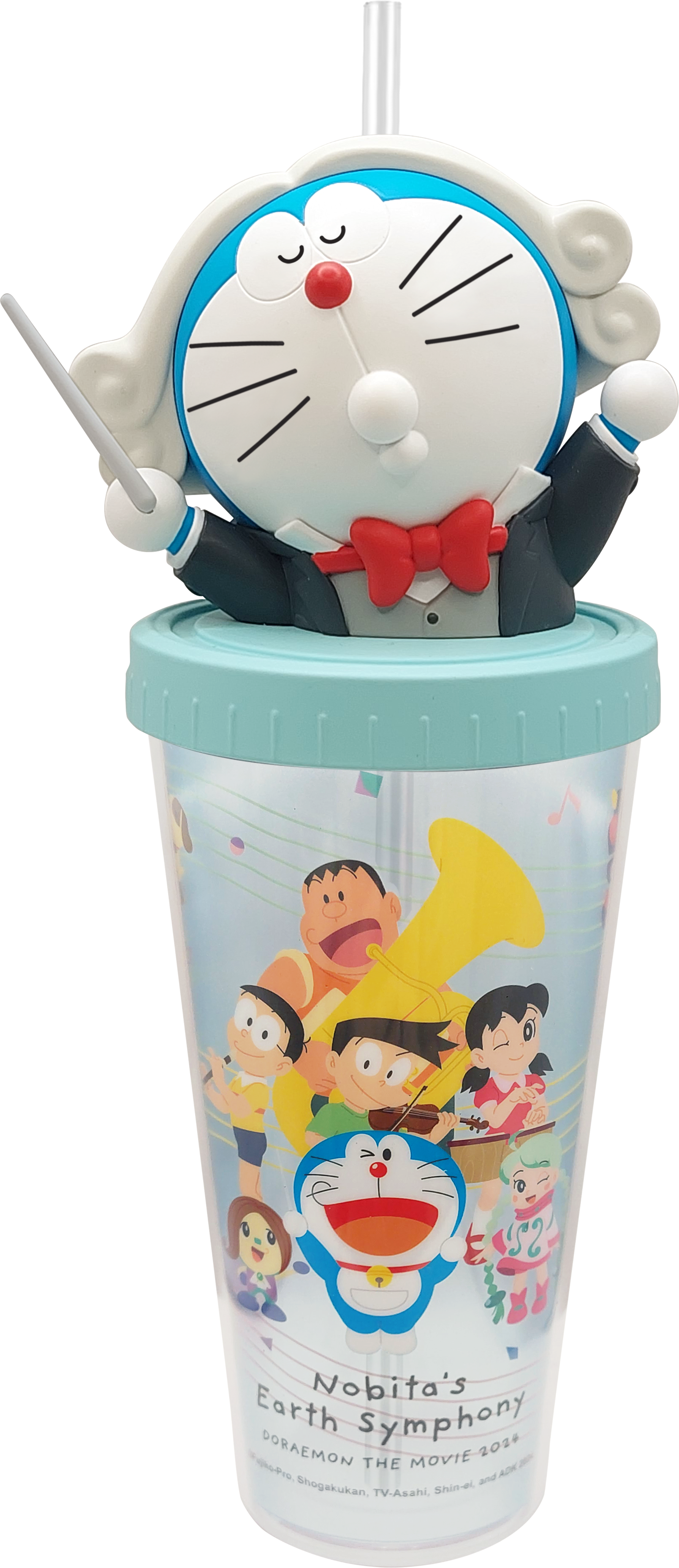 多啦A夢3D造型隨行杯