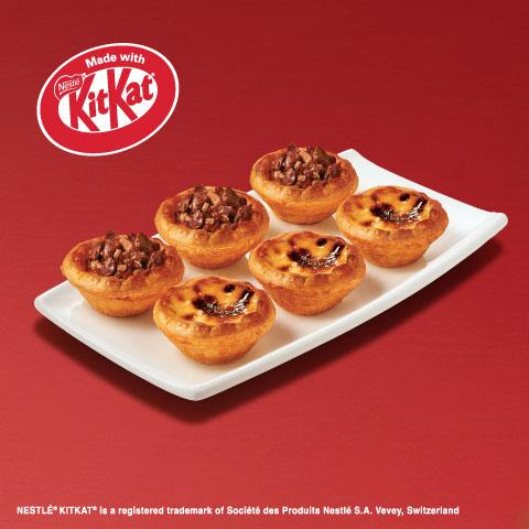 6件禮盒裝 (3件「脆濃朱古力葡撻」及3件經典葡撻): 港幣$60