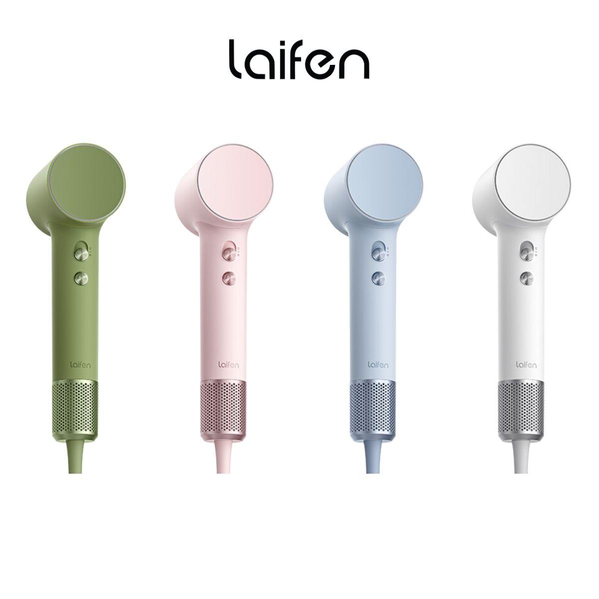 Laifen Mini負離子高速風筒共有4色,分別是抹茶綠、冰川藍、牛奶粉、珠光白。