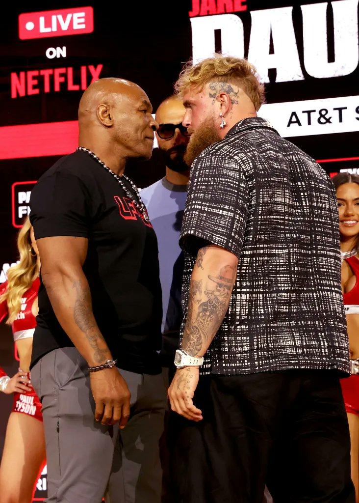 泰臣與Jake Paul早前進行過磅,並宣傳拳賽。