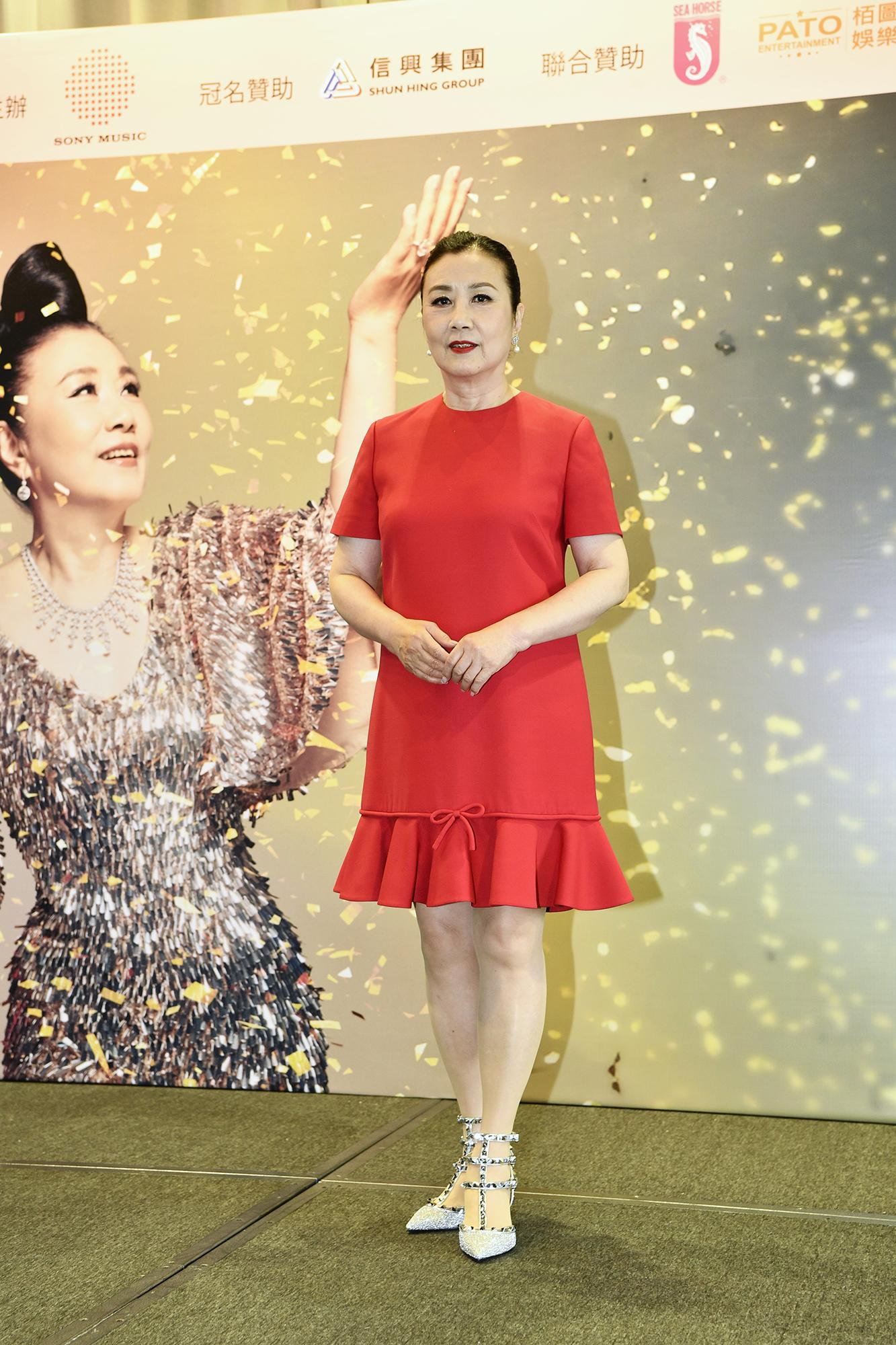 汪明荃相隔7年再開紅館個唱。