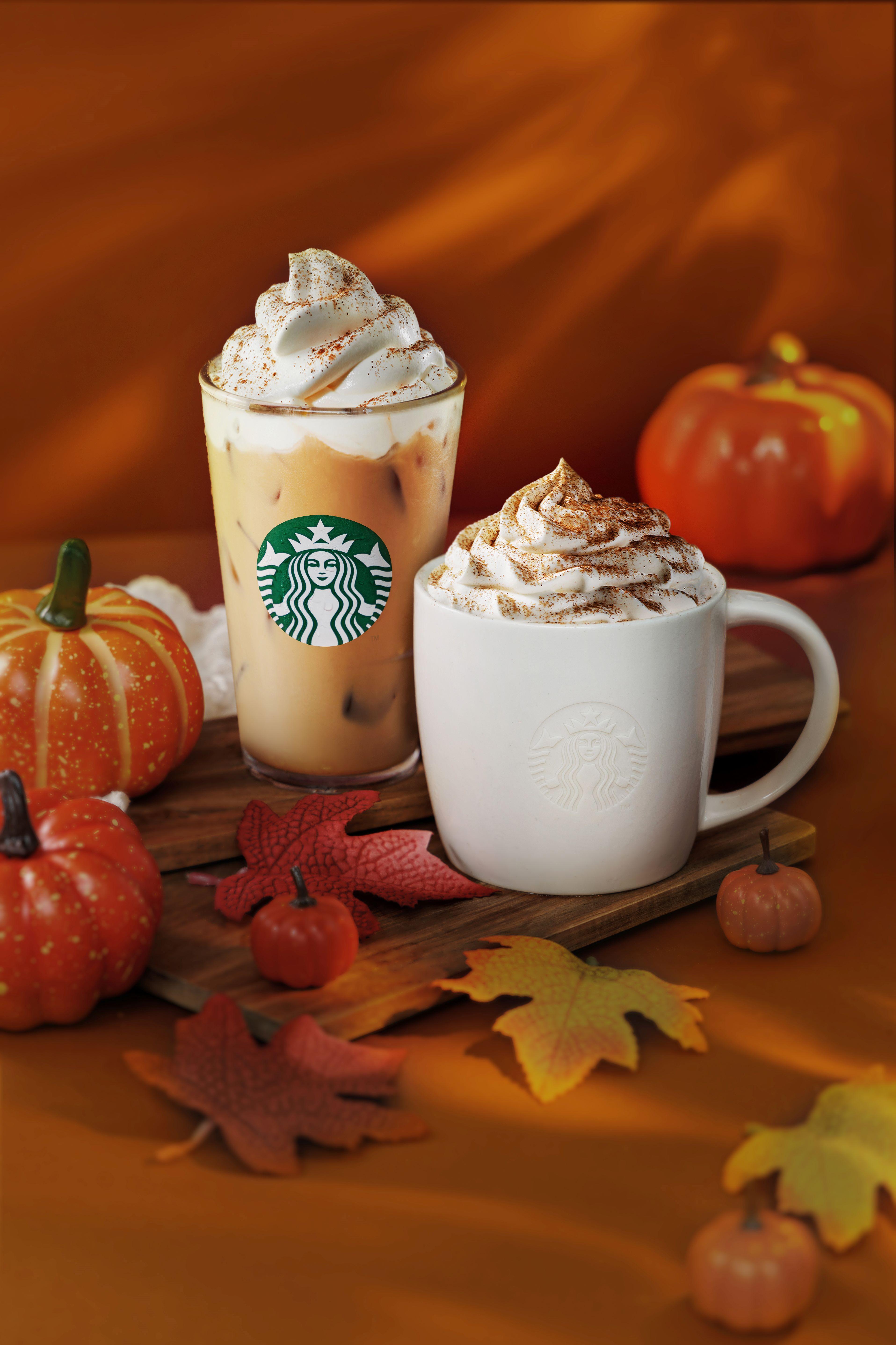 南瓜批鮮奶咖啡(凍)南瓜批鮮奶咖啡(熱)