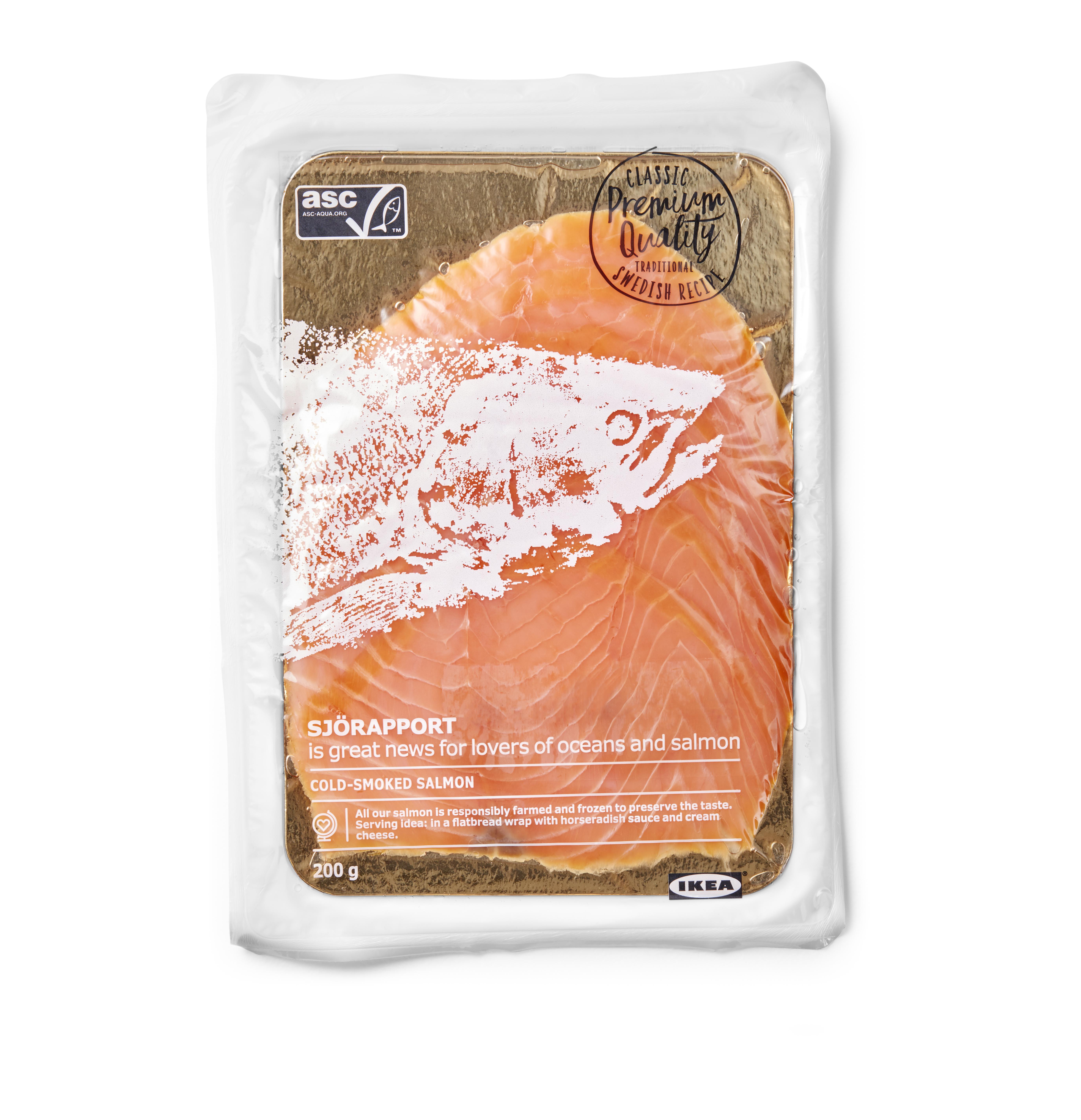 SJÖRAPPORT 挪威煙三文魚 (ASC認證)200克 HKD/MOP $66 (原價HKD/MOP $73)