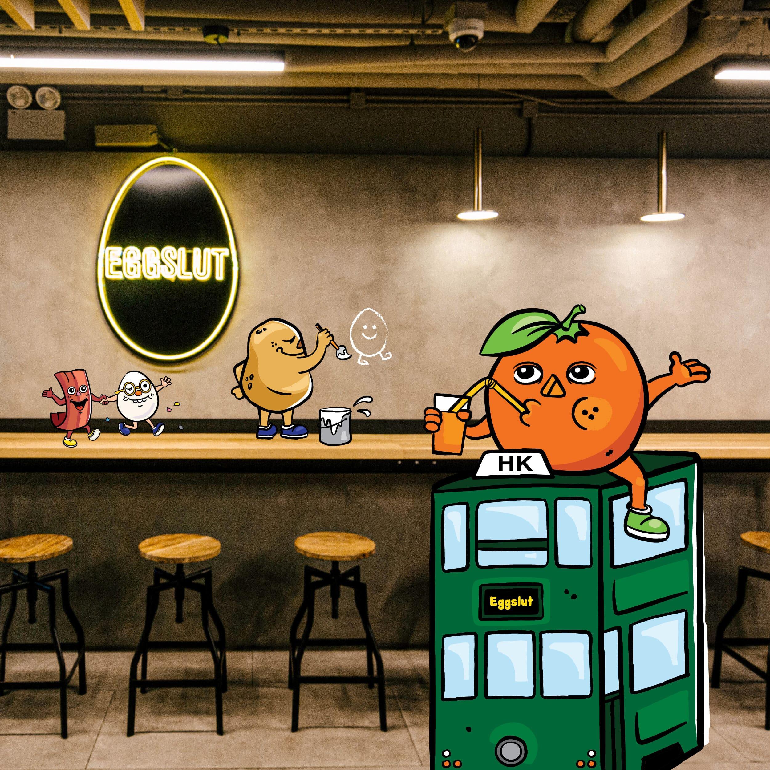 Mooncasket一系列的插畫以香港本地風情為靈感。