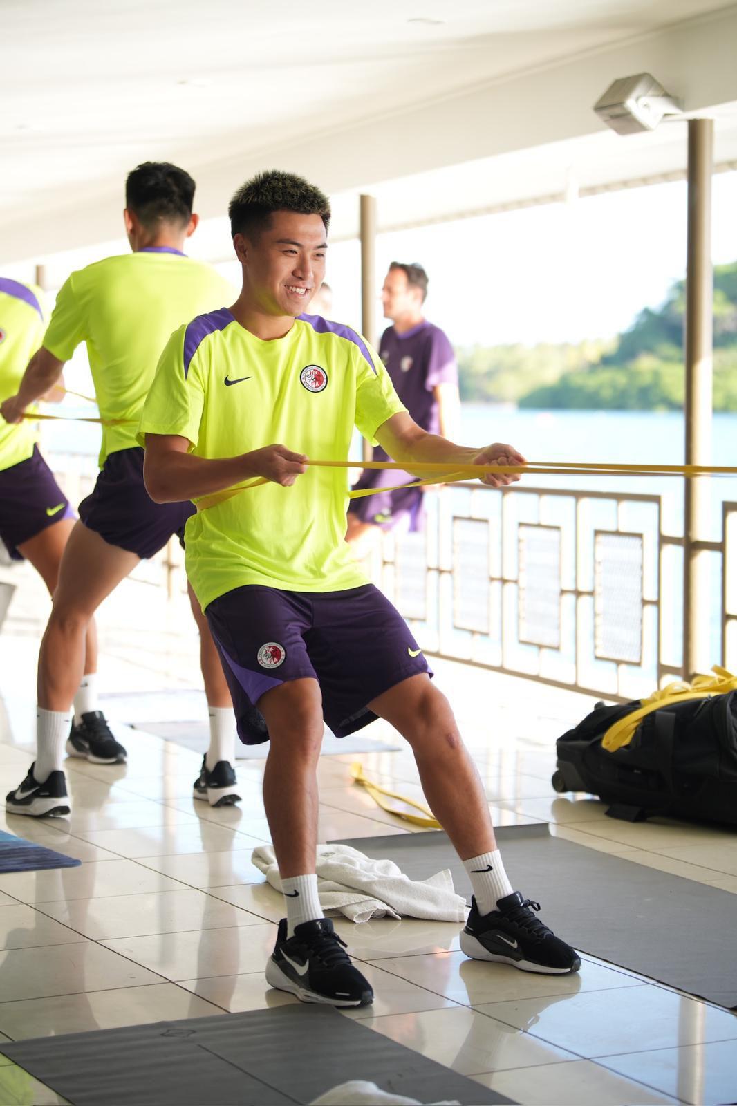 香港隊在斐濟備戰。(香港足總提供圖片)