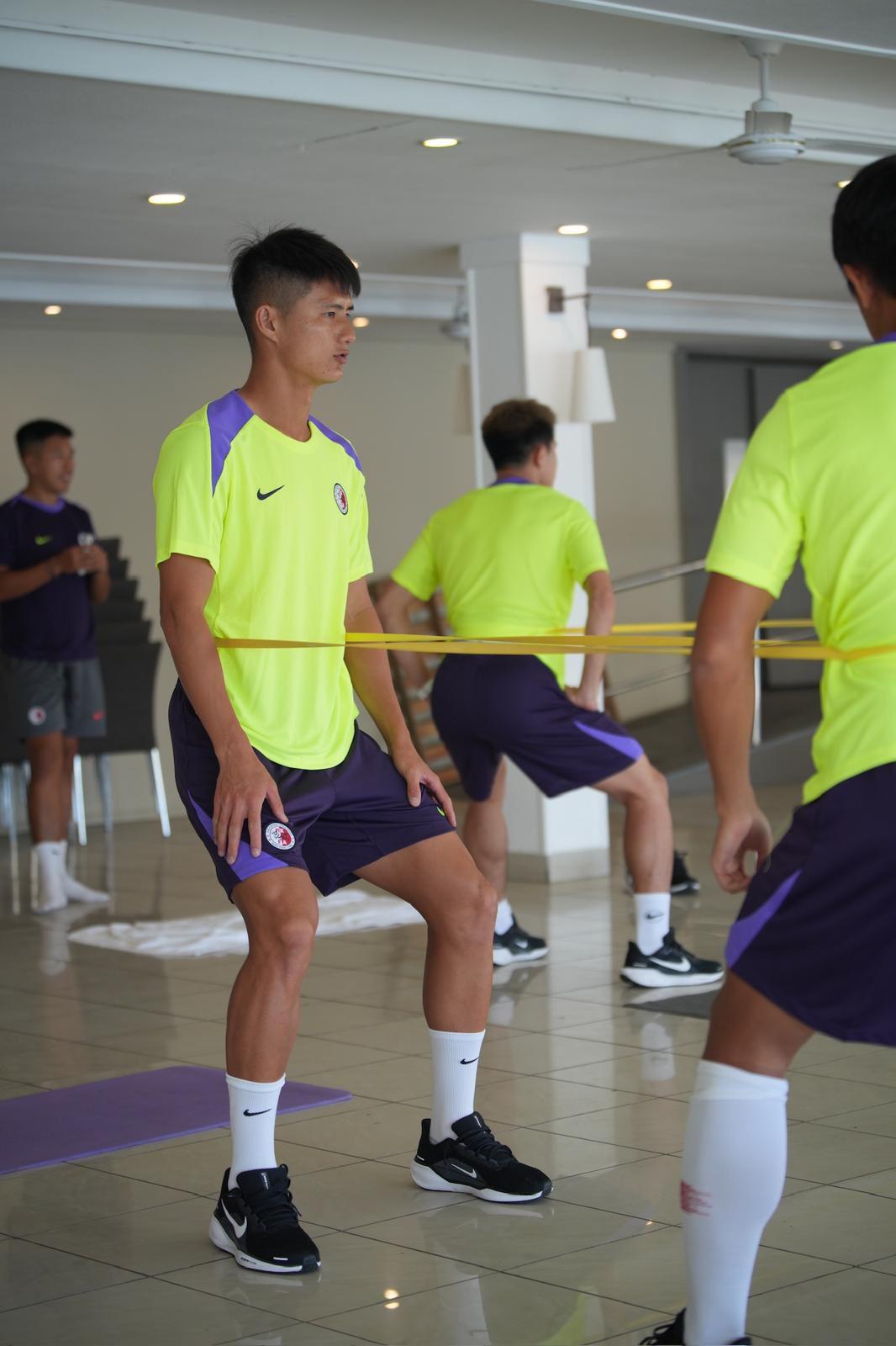 香港隊在斐濟備戰。(香港足總提供圖片)