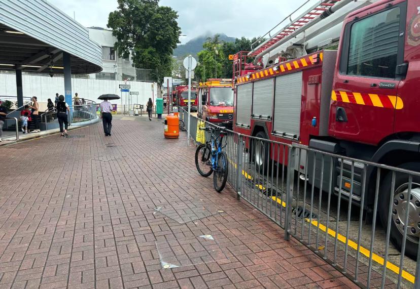 港鐵九龍塘站有人進入路軌,東鐵綫往來九龍塘至大圍暫停。(小紅書圖)