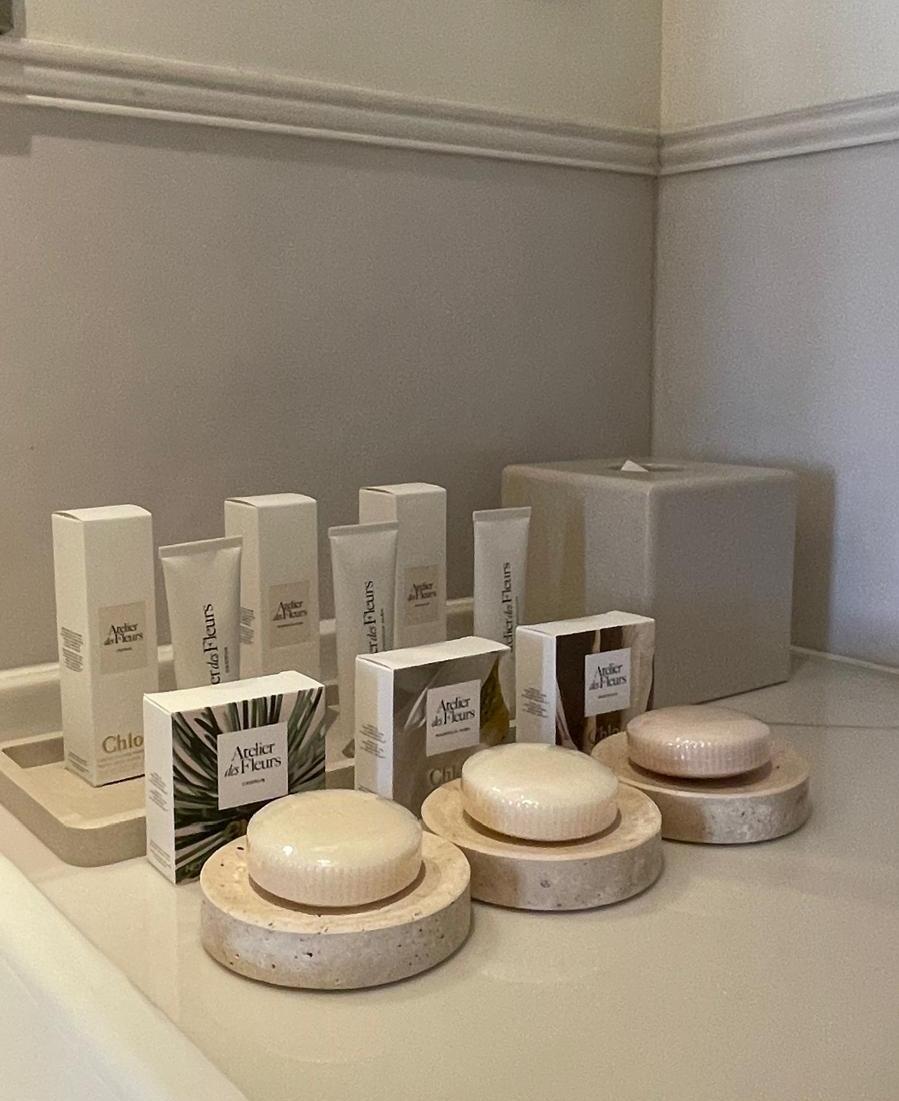 客人可在套房享受最新推出的身體護理系列。