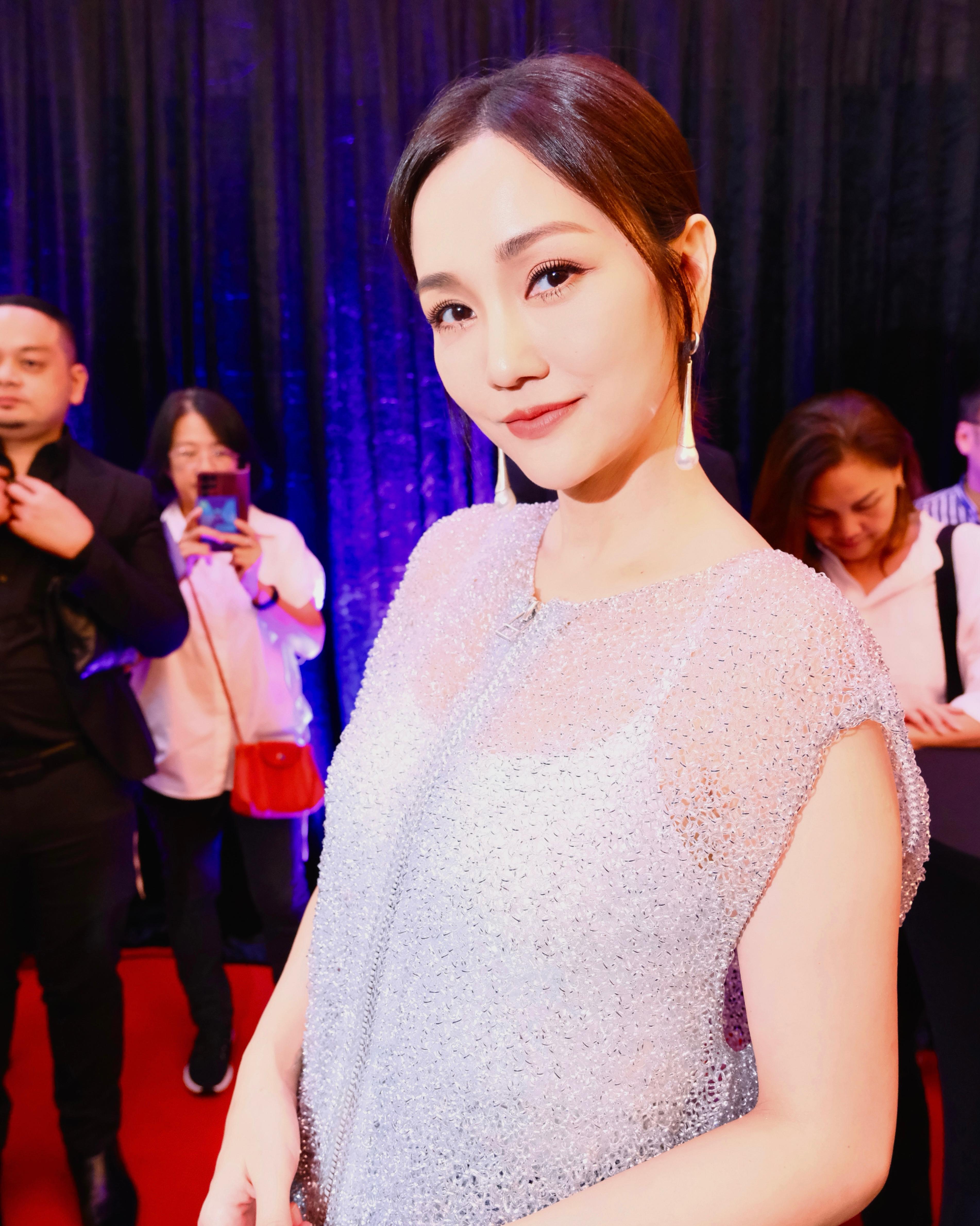 Kay日前親身飛抵吉隆坡,盛裝出席首映禮。