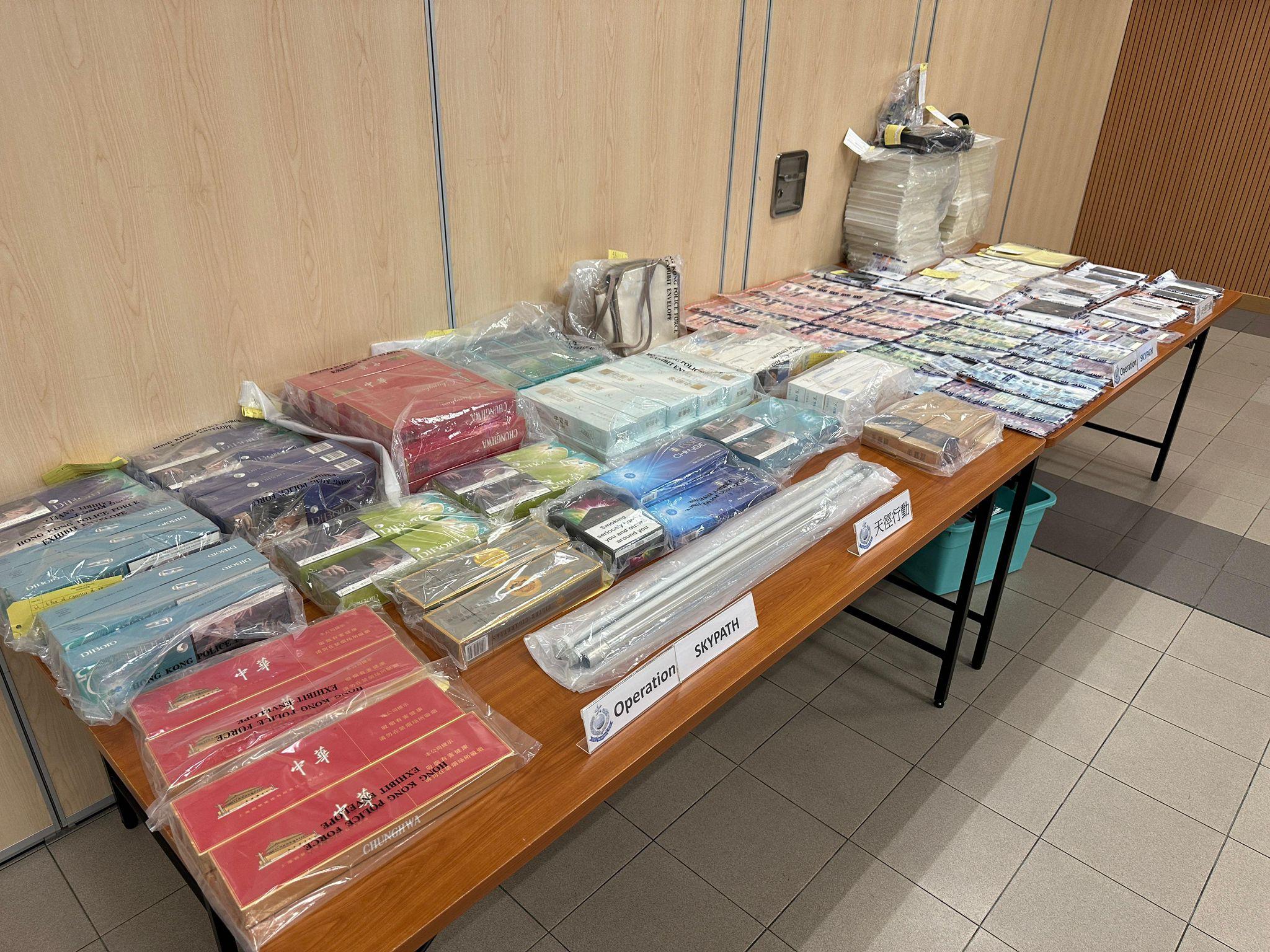 黃大仙警區反青少年罪惡行動拘捕43人,年齡介乎14至21歲。