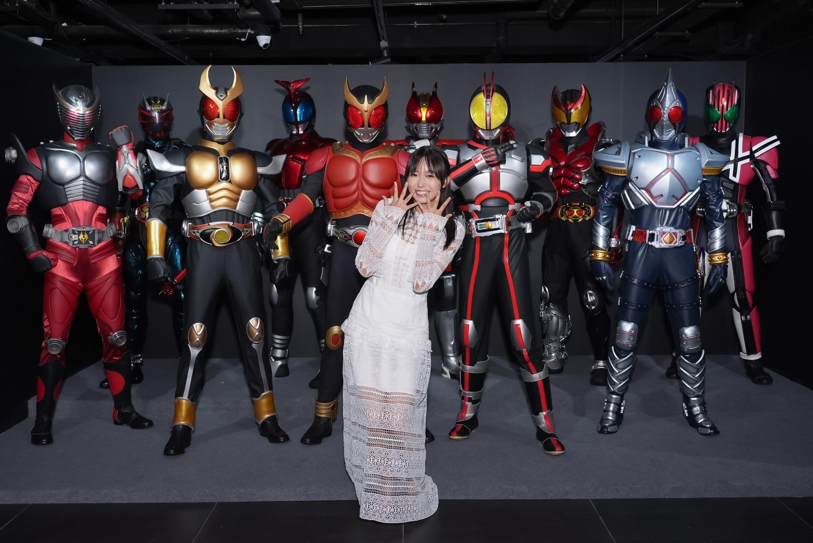 《幪面超人 50 週年紀念展》,請來飾演幪面超人HAKUBI的志田音音,和香港拉打迷見面。