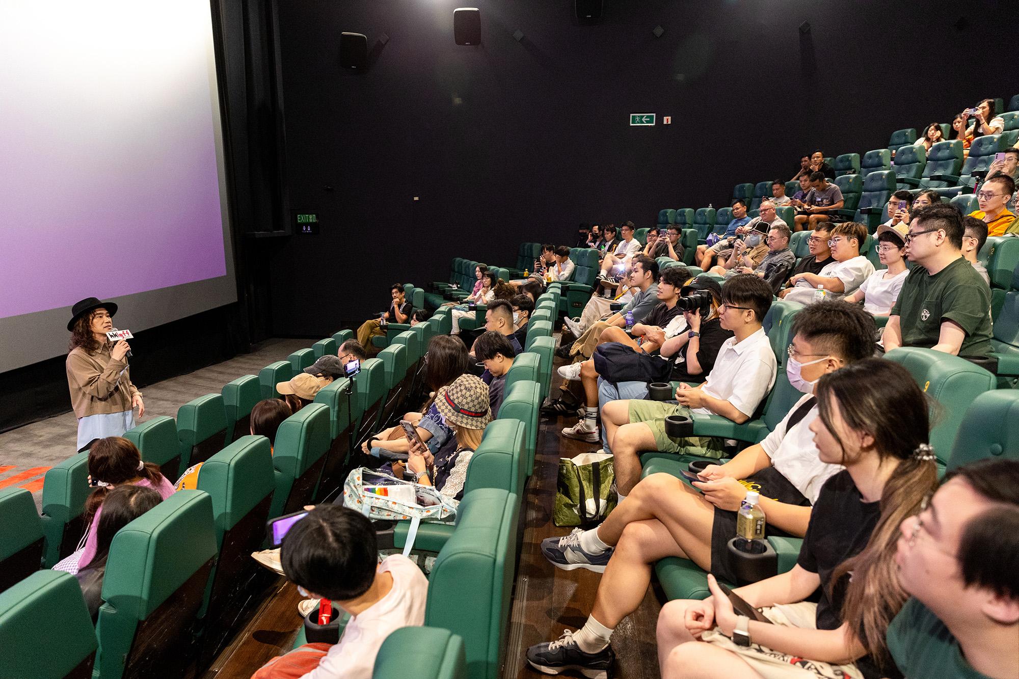 李鼎及初孟軒在放映後出席分享環節。