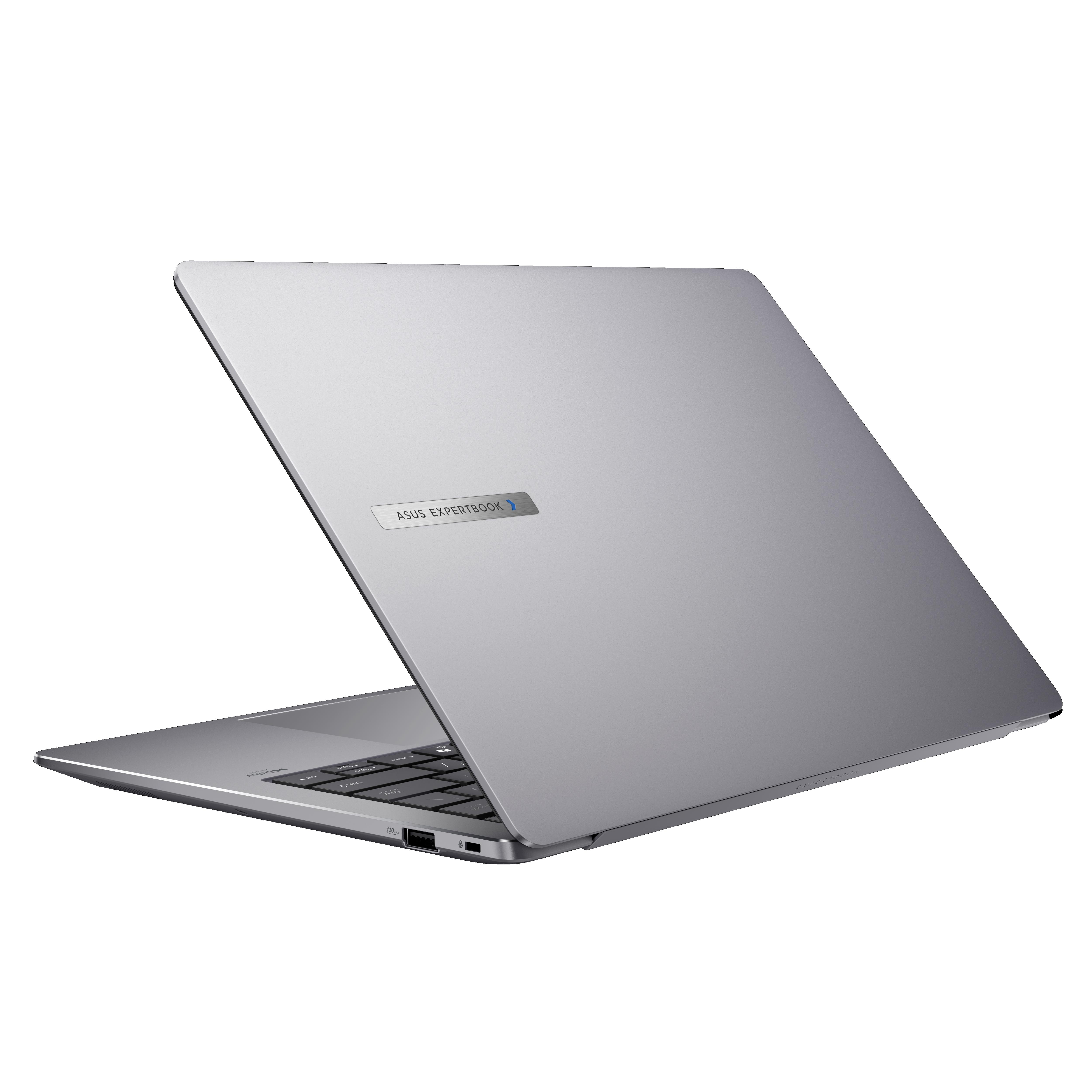 ASUS ExpertBook P5機身全鋁製作,只重1.29kg、14.9 mm薄。