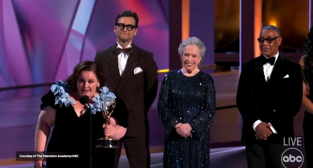 《馴鹿寶貝》女星潔西卡甘寧憑Martha一角贏得迷你劇及電視電影類的最佳女配角。