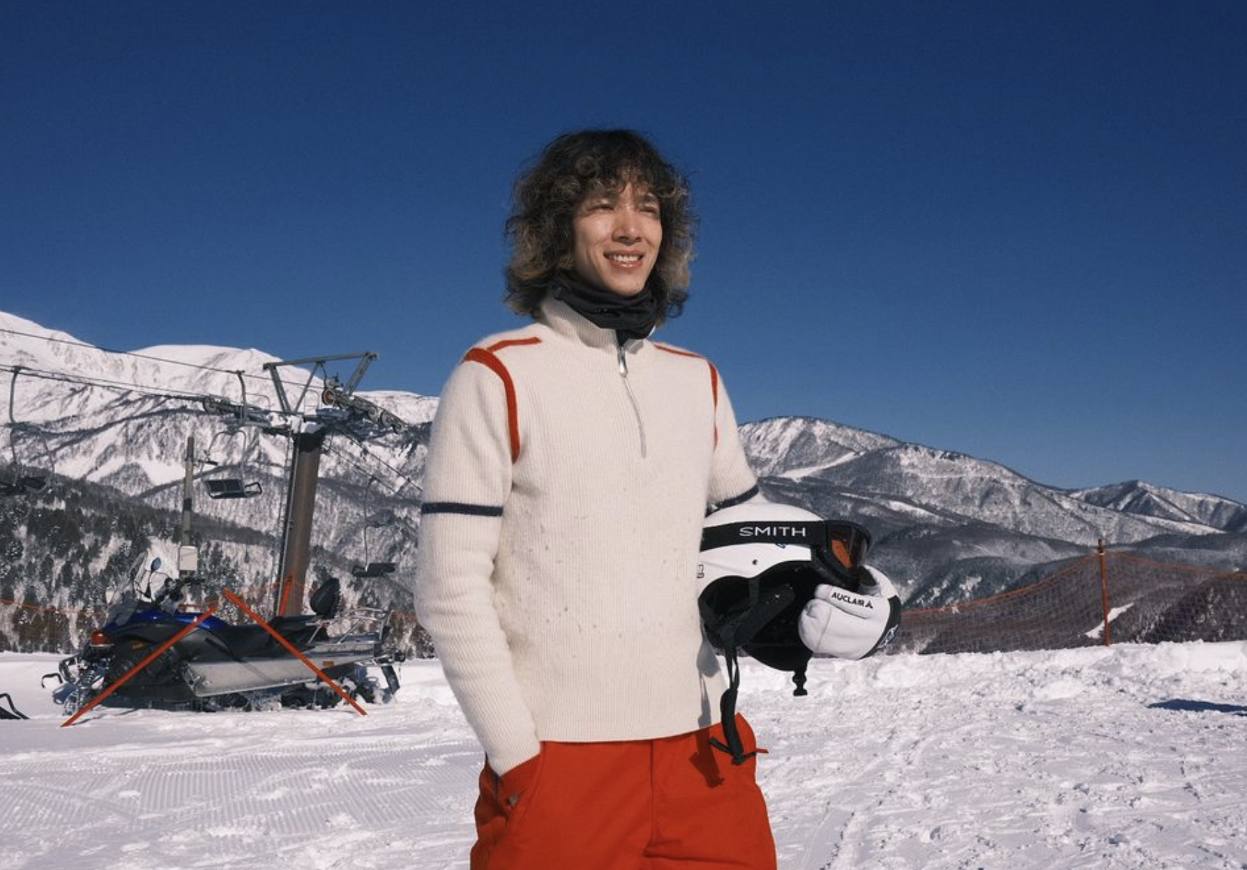 今年年頭張明偉有po滑雪相