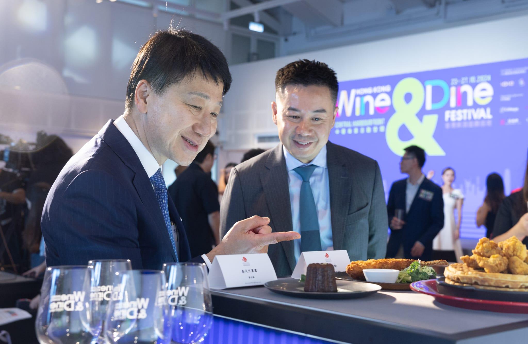 「香港美酒佳餚巡禮」下月23至27日舉行。(蘇文傑攝)