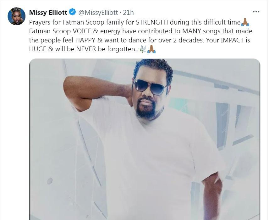 Missy Elliott亦於X發文悼念老拍檔。