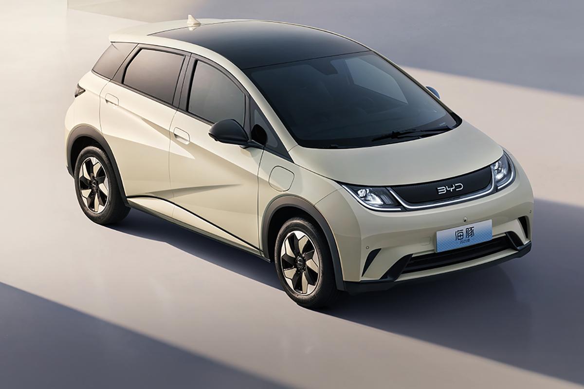 比亞迪指定批次的國產海豚汽車需要回收。(比亞迪網站圖片)