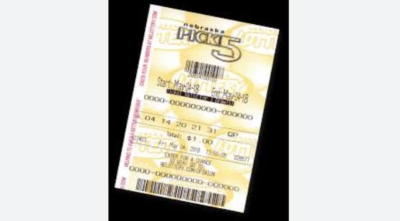 美國內布拉斯加州Pick 5攪珠彩券。(互聯網)