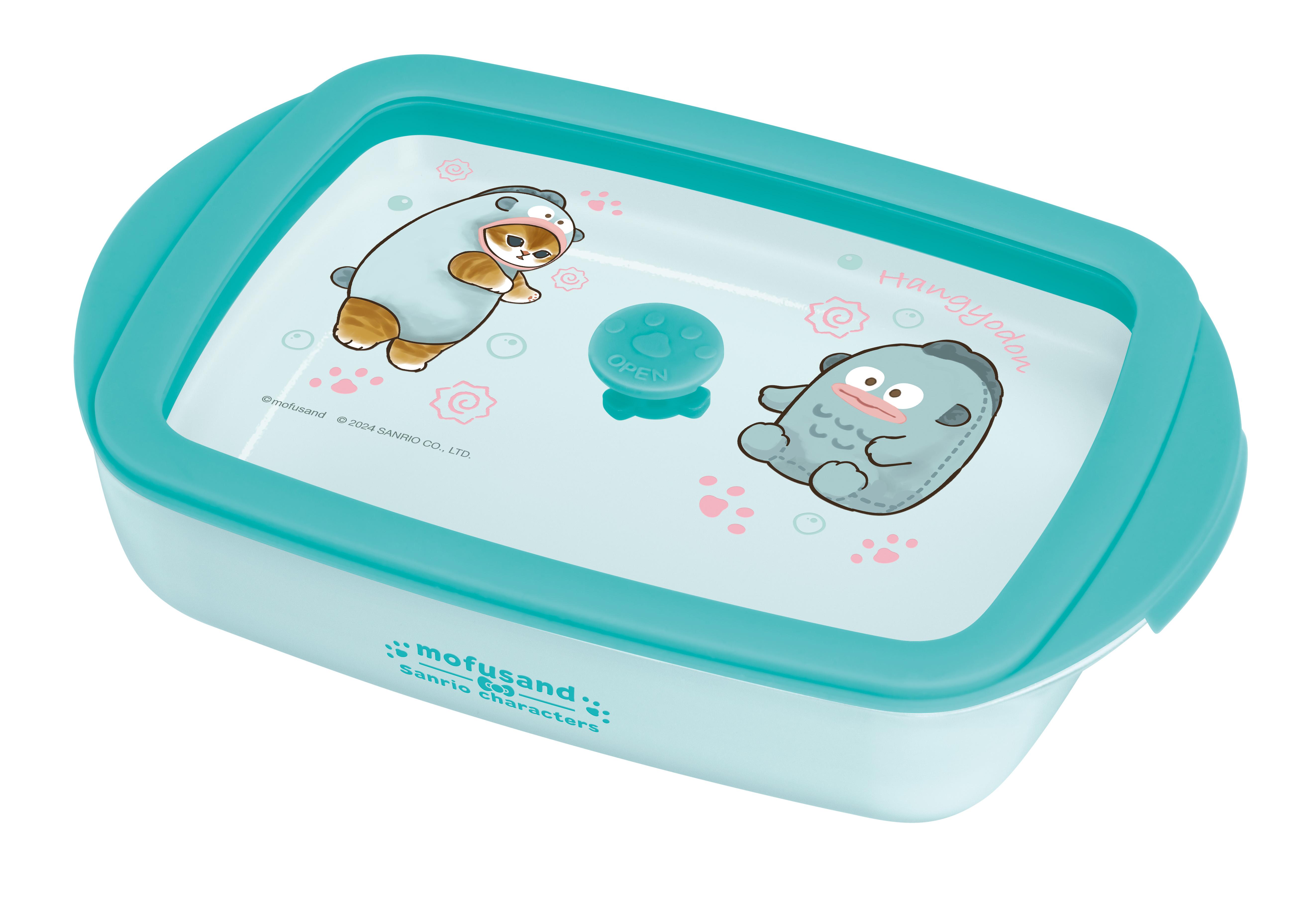 mofusand X Hangyodon 密密食玻璃盒便當Set