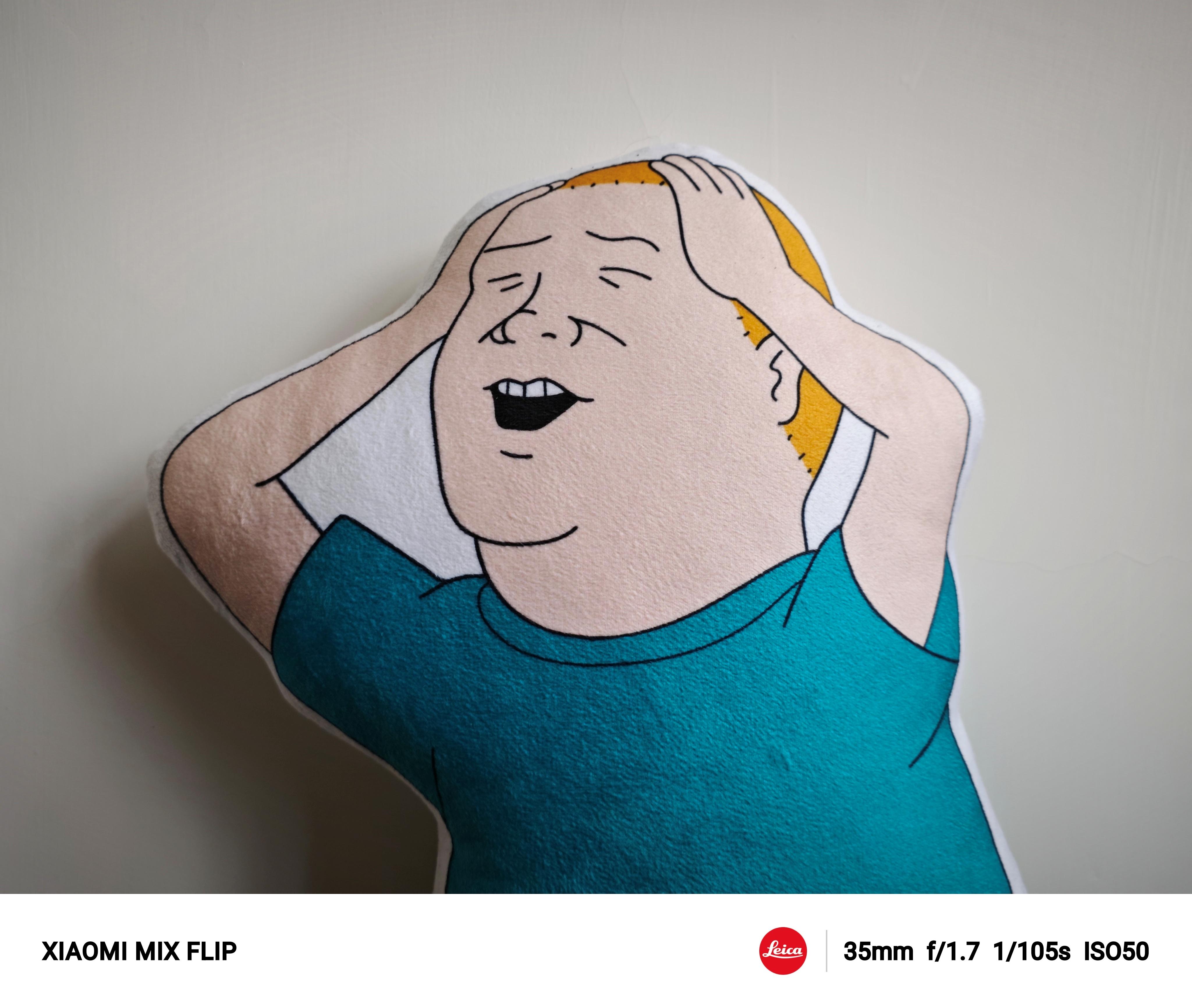 小米MIX Flip人像試相。