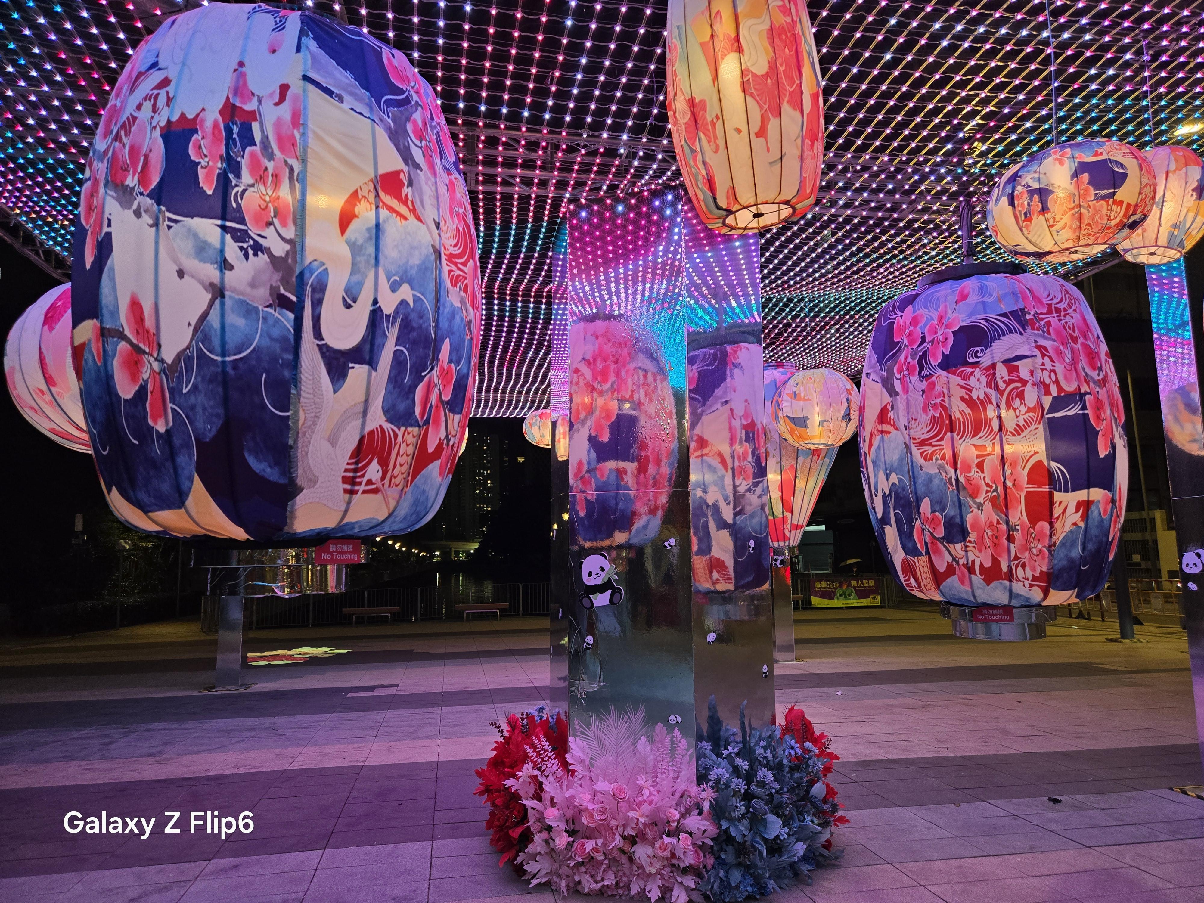 Galaxy Z Flip6夜攝試相。