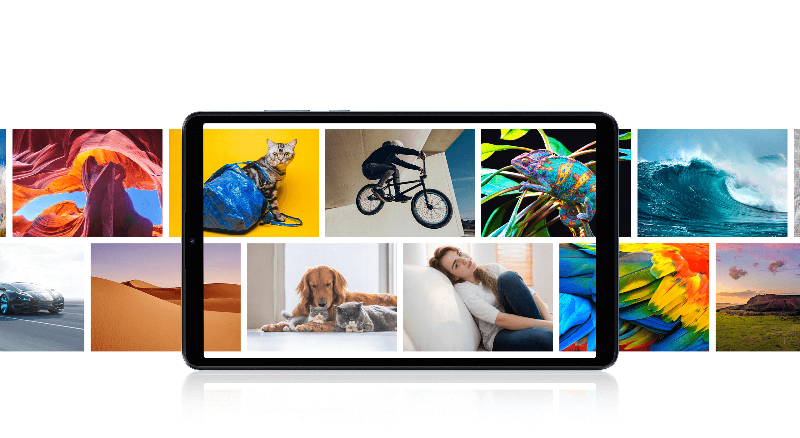 小米Redmi Pad SE 8.7吋螢幕備有600 nits亮度和1500:1的對比度。