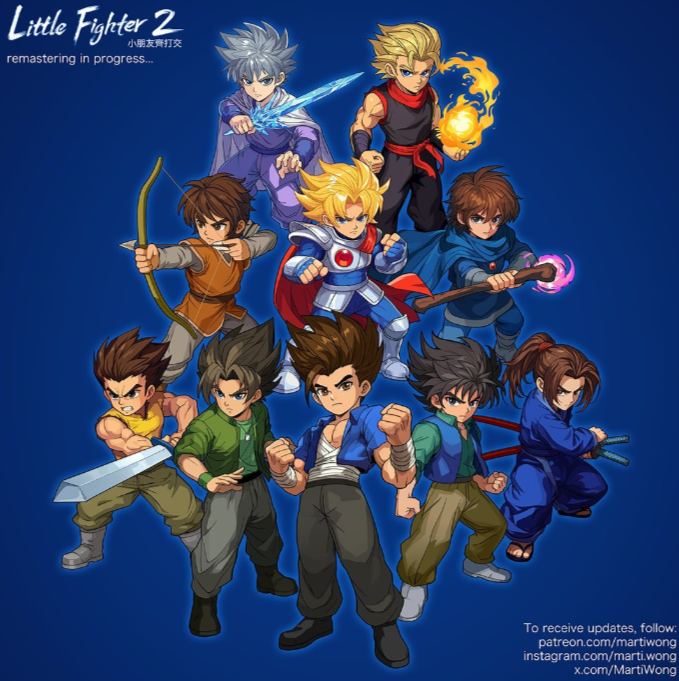 小朋友齊打交2由小熊(Marti Wong)開發,他近日在IG上載《小朋友齊打交2》重製版角色。