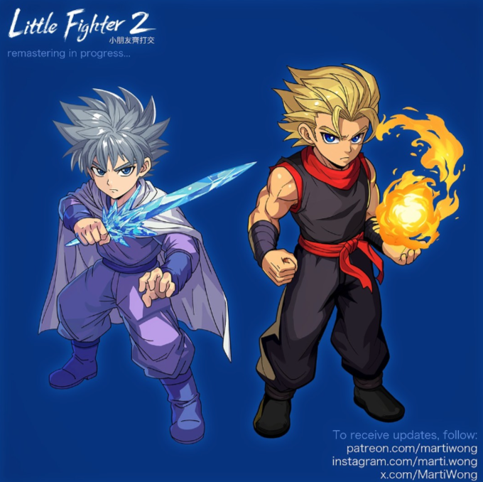 小朋友齊打交2由小熊(Marti Wong)開發,他近日在IG上載《小朋友齊打交2》重製版角色。