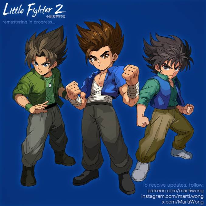 小朋友齊打交2由小熊(Marti Wong)開發,他近日在IG上載《小朋友齊打交2》重製版角色。