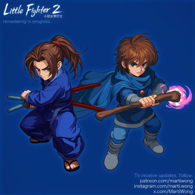 小朋友齊打交2由小熊(Marti Wong)開發,他近日在IG上載《小朋友齊打交2》重製版角色。