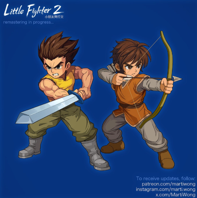 小朋友齊打交2由小熊(Marti Wong)開發,他近日在IG上載《小朋友齊打交2》重製版角色。