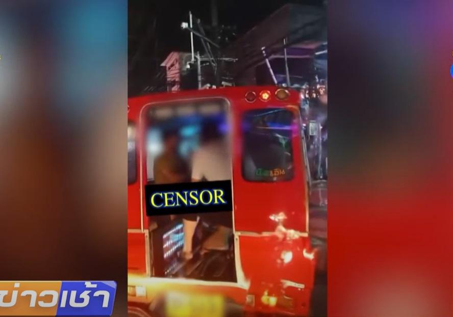 布吉一輛篤篤車後座有4男女肉體交纏,上演活春宮。(互聯網)