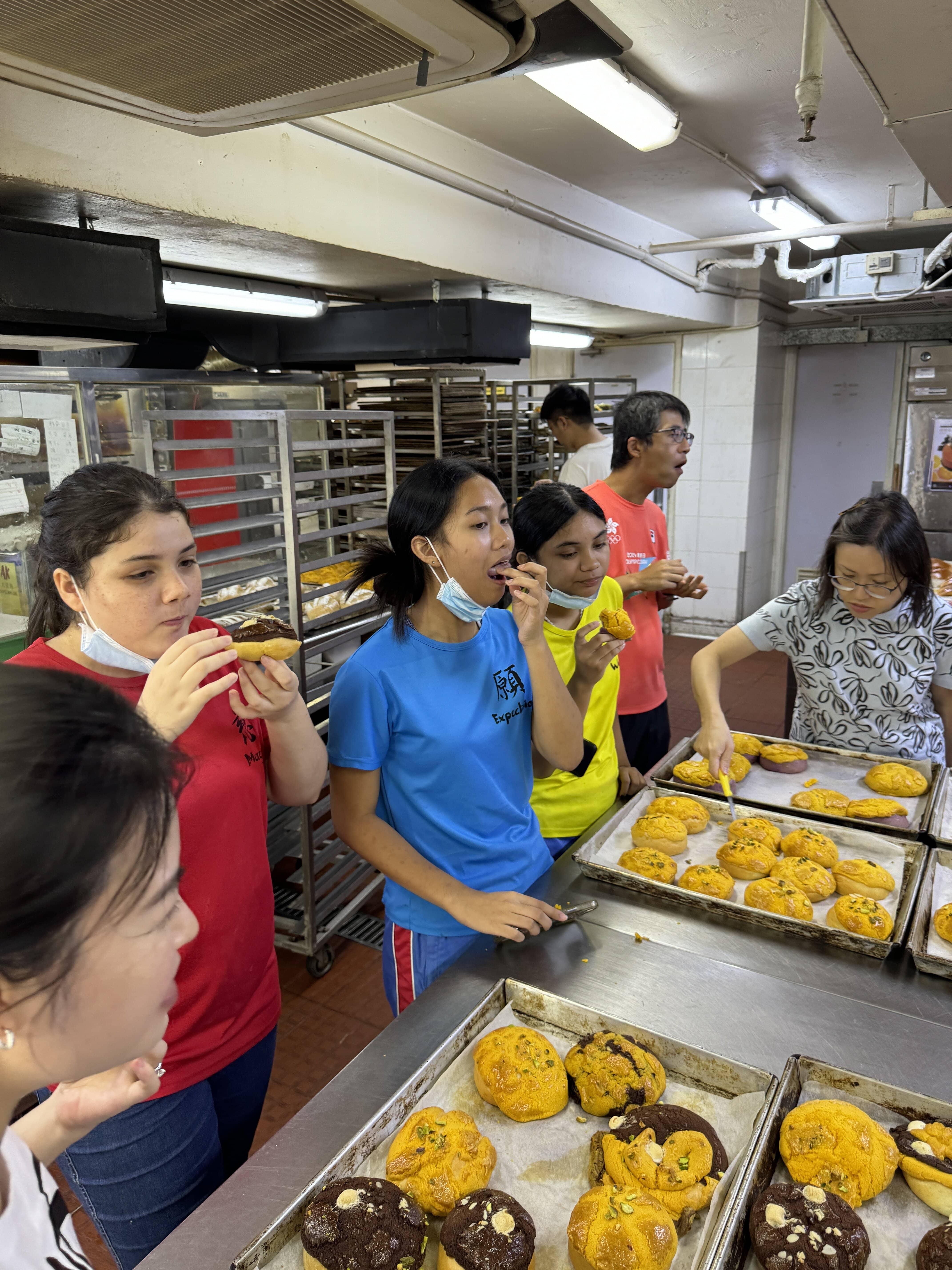 「小不點子」創意教育課堂的試味環節。