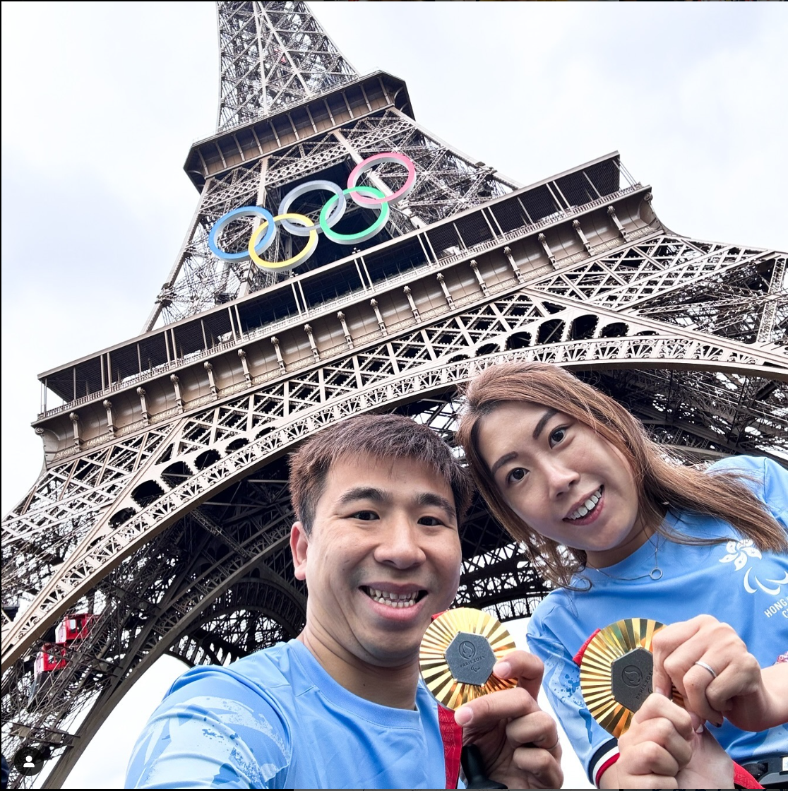 何宛淇與李榮傑是一對好拍檔「球員」和「教練」。(何宛淇IG相片)