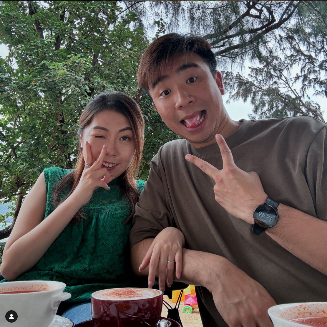 何宛淇與李榮傑年初結為夫婦,㩗手圓了巴黎奪金夢。(何宛淇IG相片)