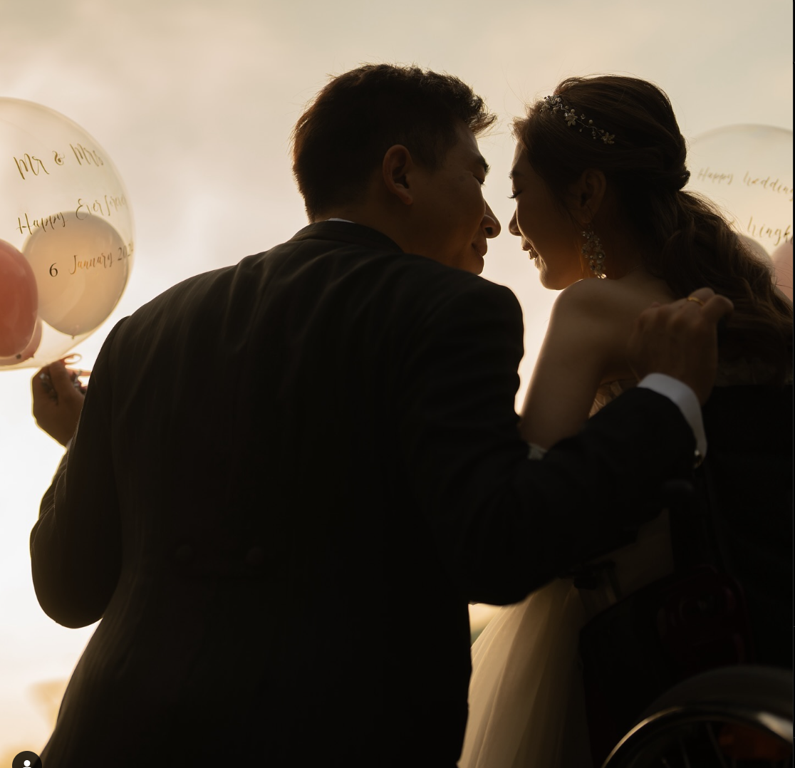 何宛淇與李榮傑年初結為夫婦,㩗手圓了巴黎奪金夢。(何宛淇IG相片)