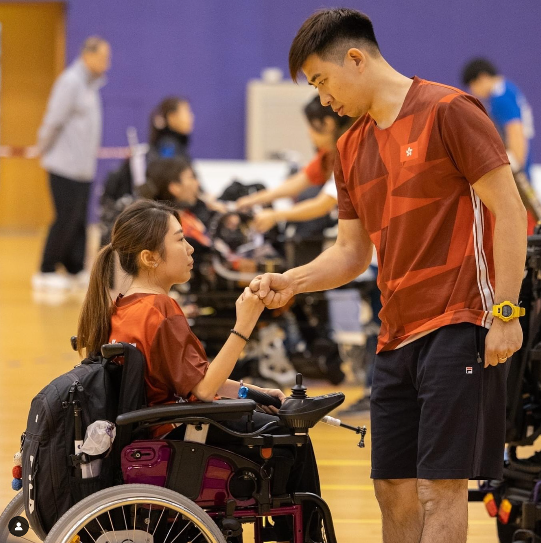 何宛淇與李榮傑是一對好拍檔「球員」和「教練」。(何宛淇IG相片)