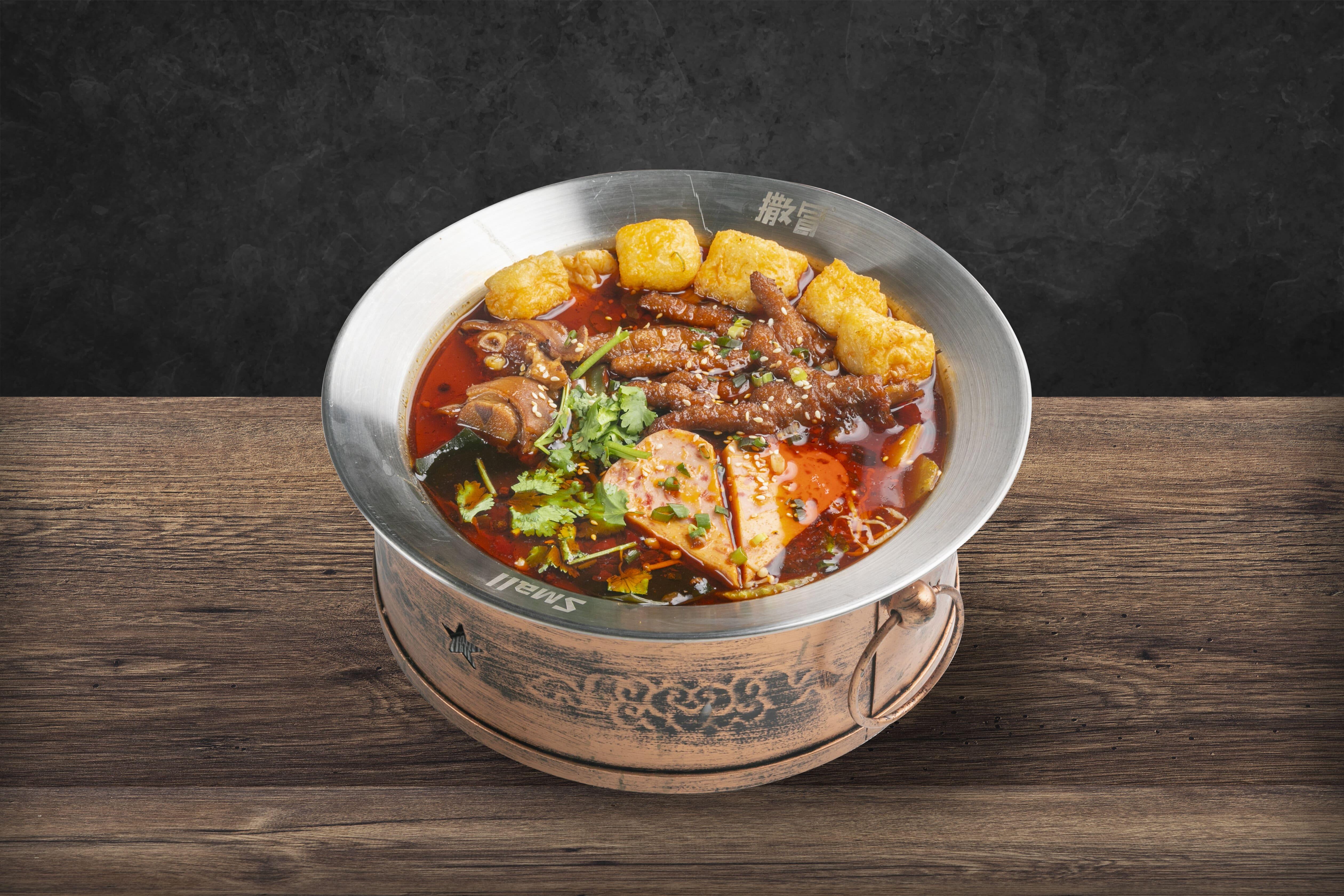 冒菜(麻辣湯底)