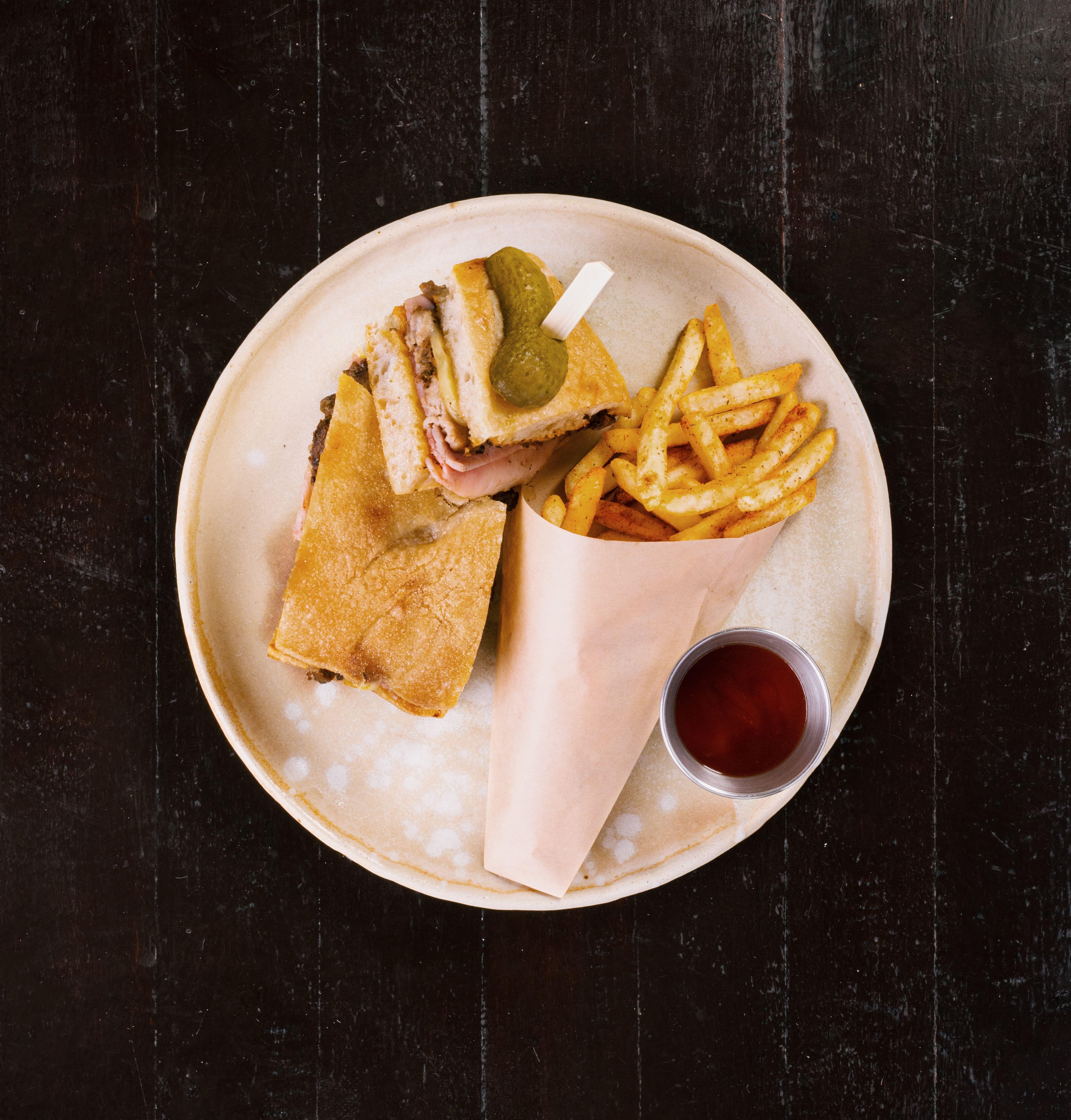 古巴三明治配薯條