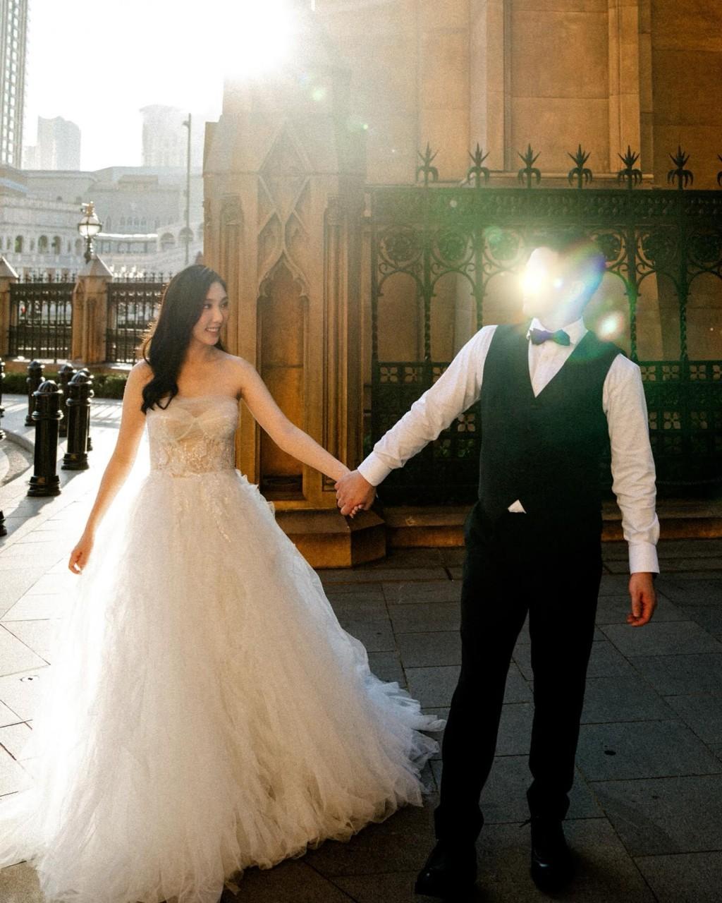 Purple指,丈夫是生意人,所以不便公開對方身份。