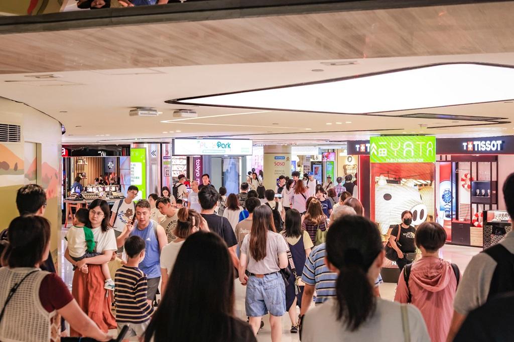 沙田新城市廣場派商場購物券增新設施,料國慶人流營業額升逾一成