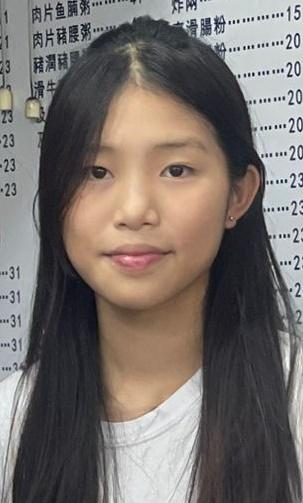 圖為15歲失蹤女童江熲祺