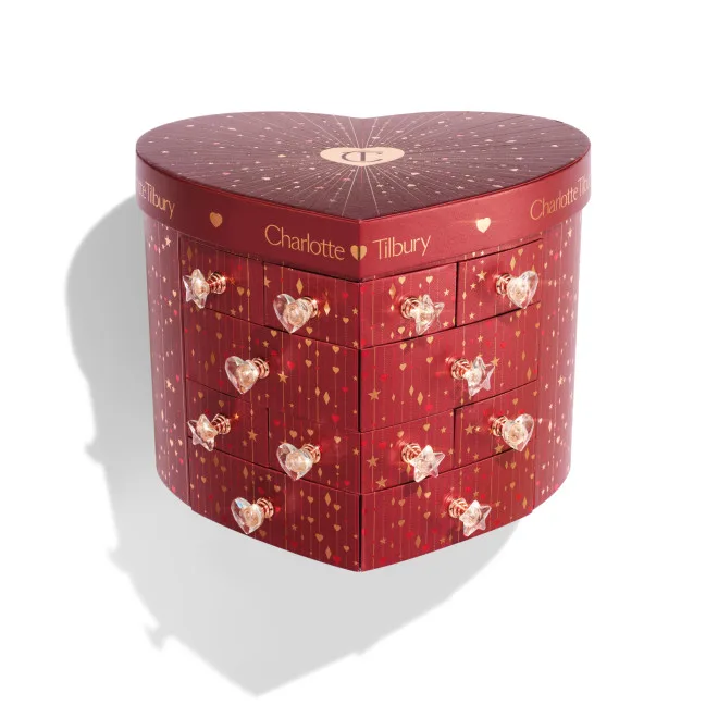 聖誕倒數月曆2024|Charlotte Tilbury Charlotte's Beauty Treasure Chest of Love倒數月曆 $1,830