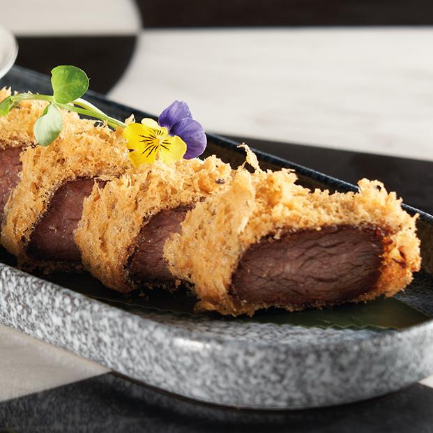 花圖_脆皮和牛配香橙柚子醬